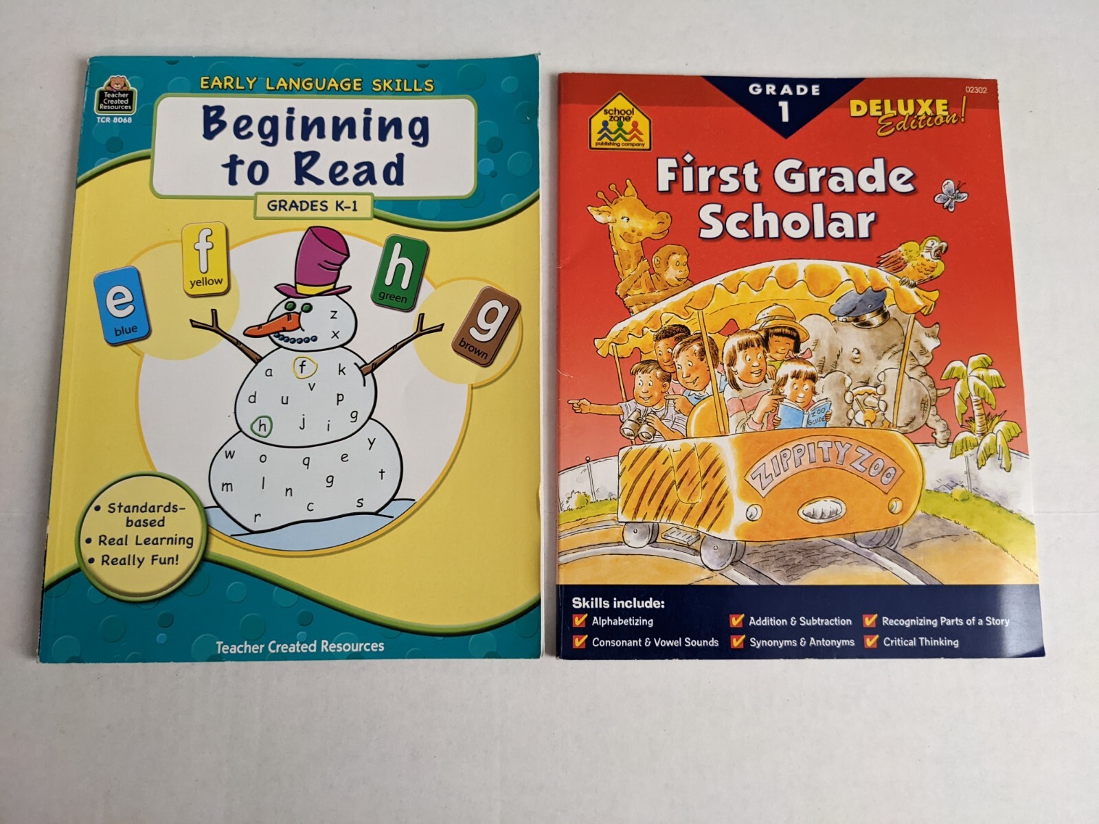 Teacher Created Resources Beginning to Read & School Zone – First Grade Scholar