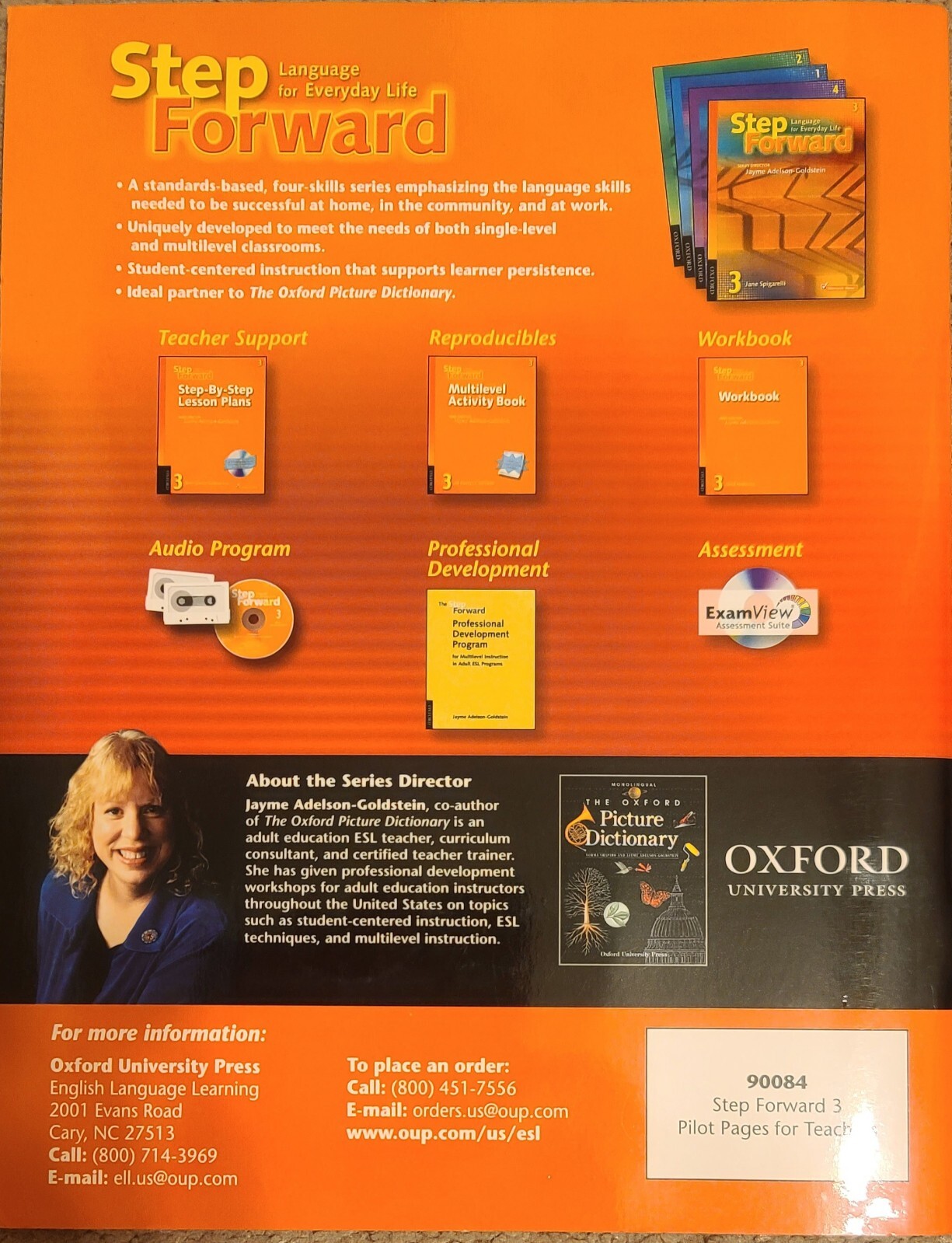 Step Forward 3 Language for Everyday Life Pilot Pages + 2 CDs by Jane Spigarelli
