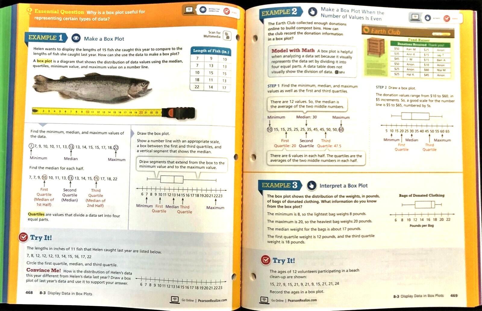 6th Grade – enVision Math 2.0 – STUDENT WORKBOOK (Vol. 2) (2017, Pearson)