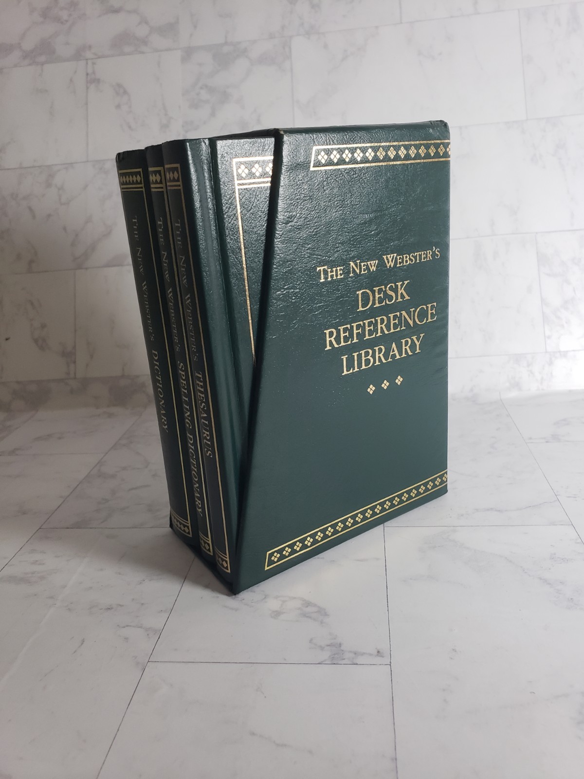 Vintage The New Webster’s Handy Desk Reference Library 3 Book set