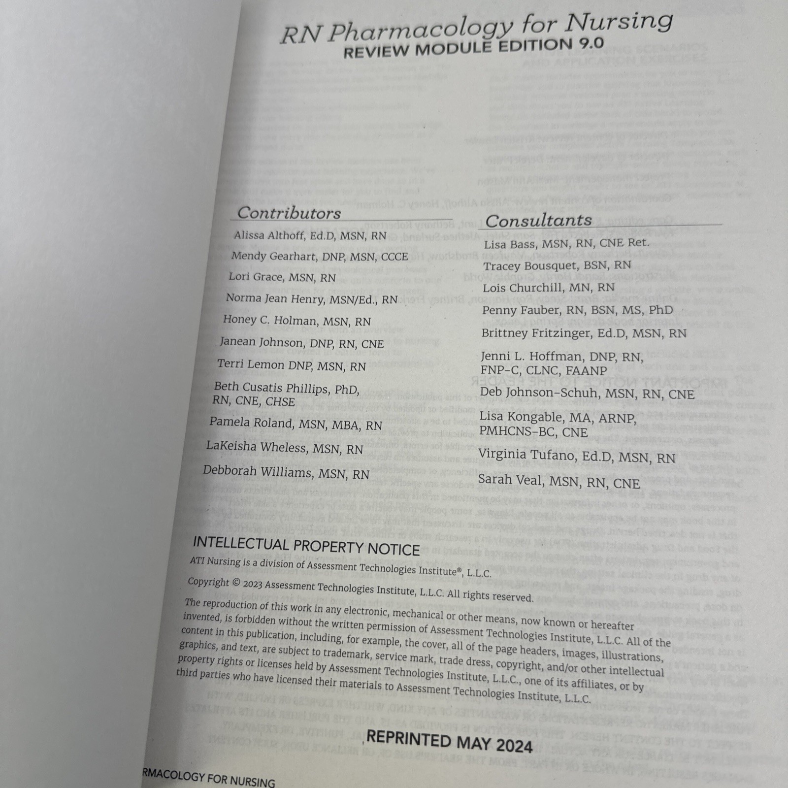 ATI Nursing Review Module Content Mastery c2023 PBs 10 Books Pharmacology Nursin