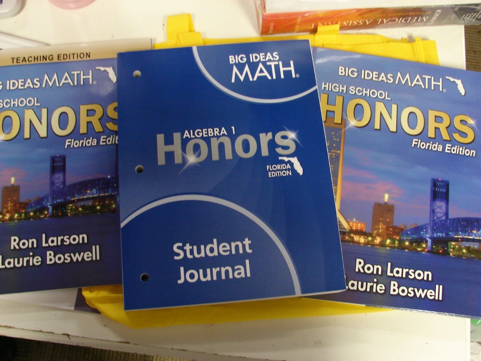 Big Ideas Math High School Teaching Student Edition Florida Larson & Boswell Set