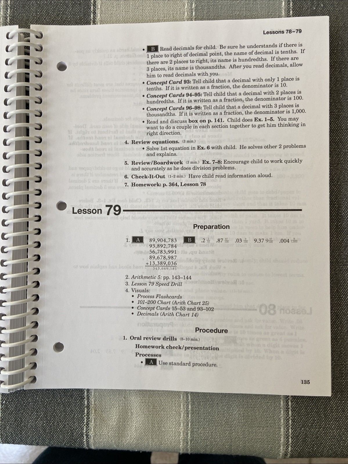 NEW Abeka Arithmetic 5 Curriculum Lesson Plans homeschool 5th grade math tg te