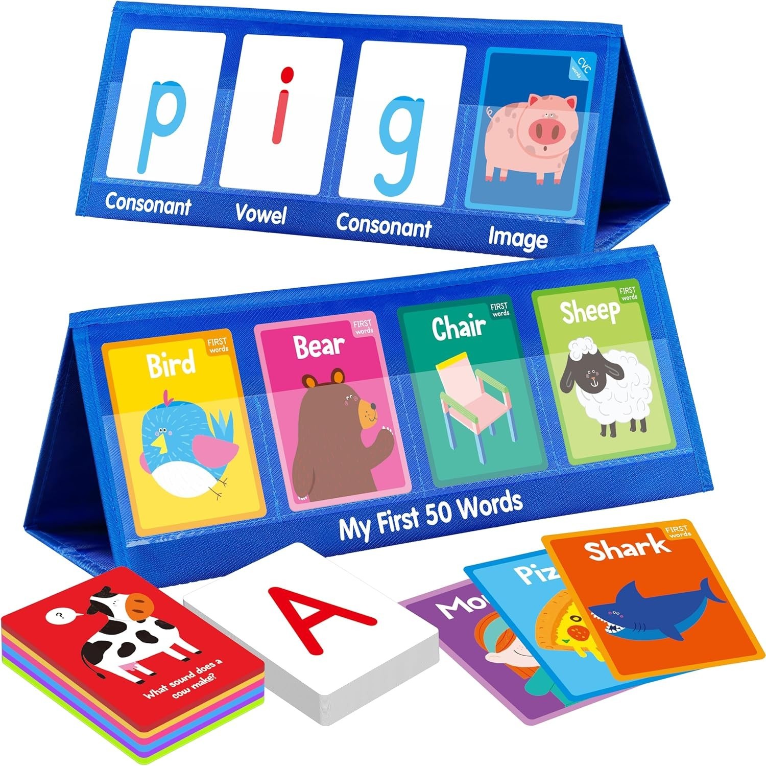 Durable Word Building Desktop Chart for Effective Kindergarten Spelling Practice