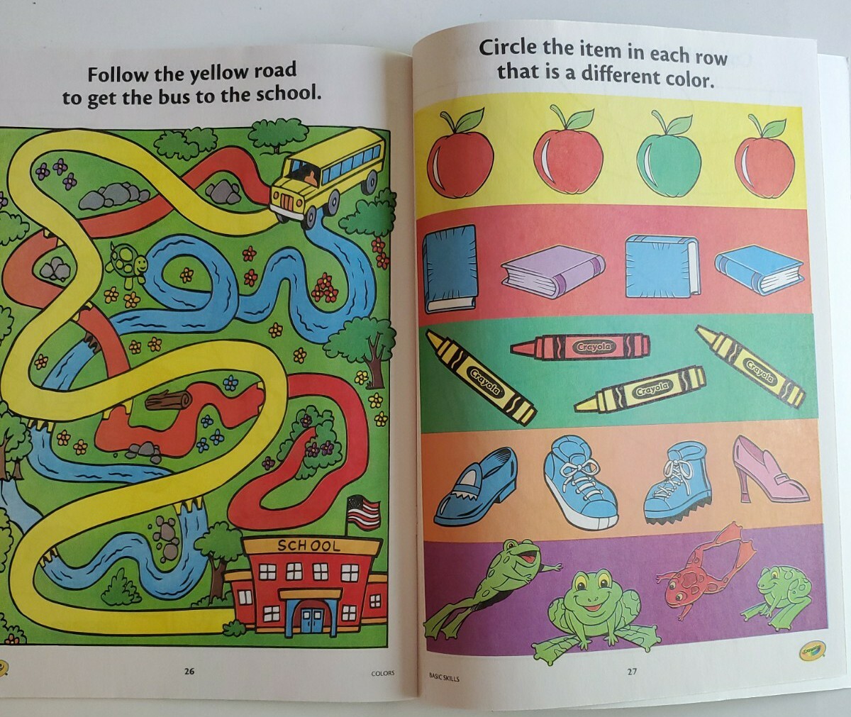 PreK Educational Workbooks Growing Smarter Crayola Stickers Alphabet Colors Lot2