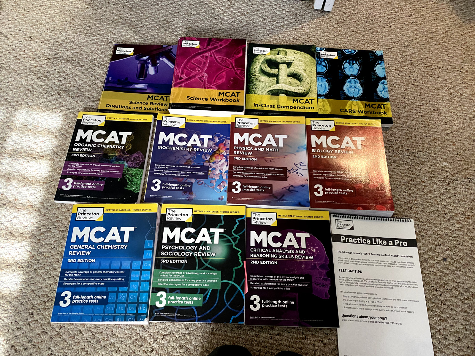 11 MCAT Prep Books