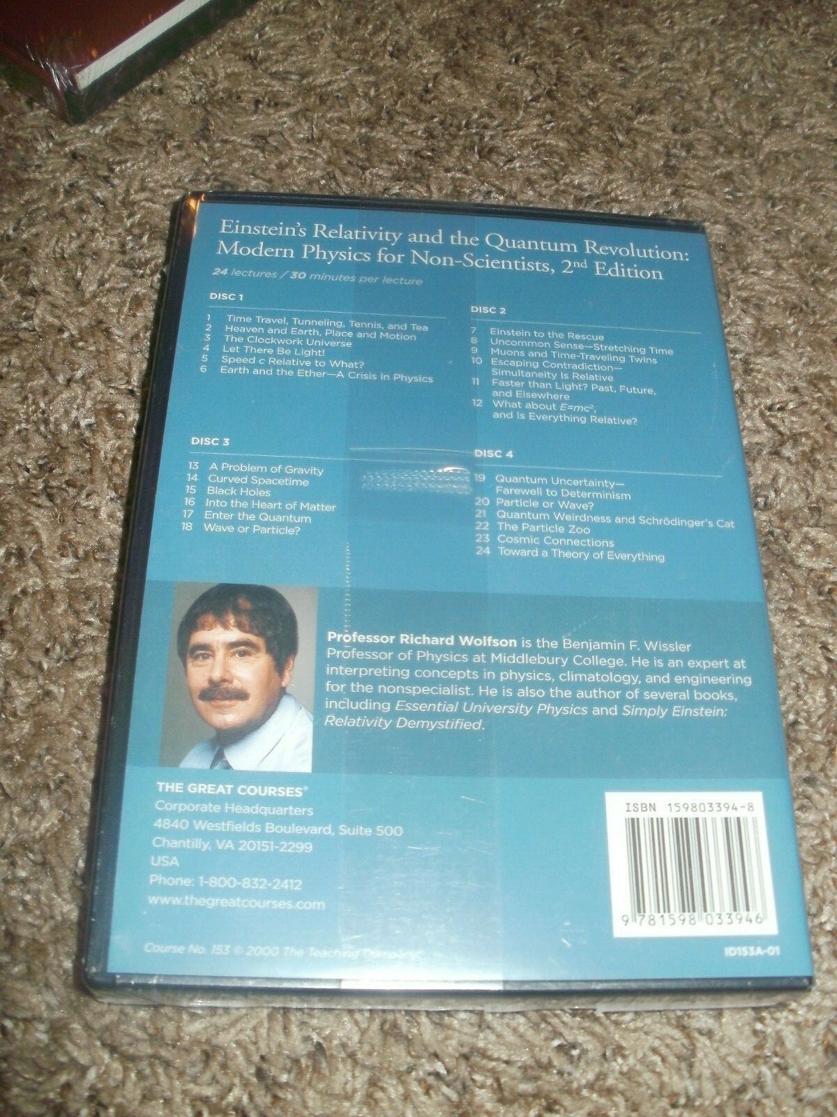 Teaching Company Great Courses EINSTEIN’S RELATIVITY AND THE QUANTUM REVOLUTION