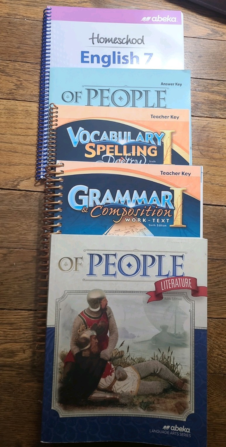 Abeka 7th Grade English Set