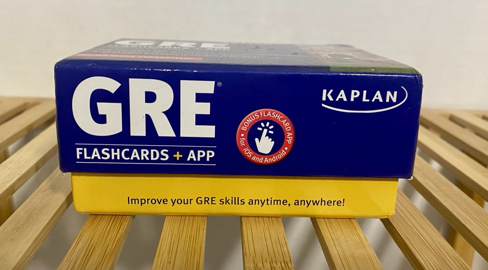 GRE Flashcards + App 4th Edition, Kaplan 500 Vocabulary Words Test Preparation