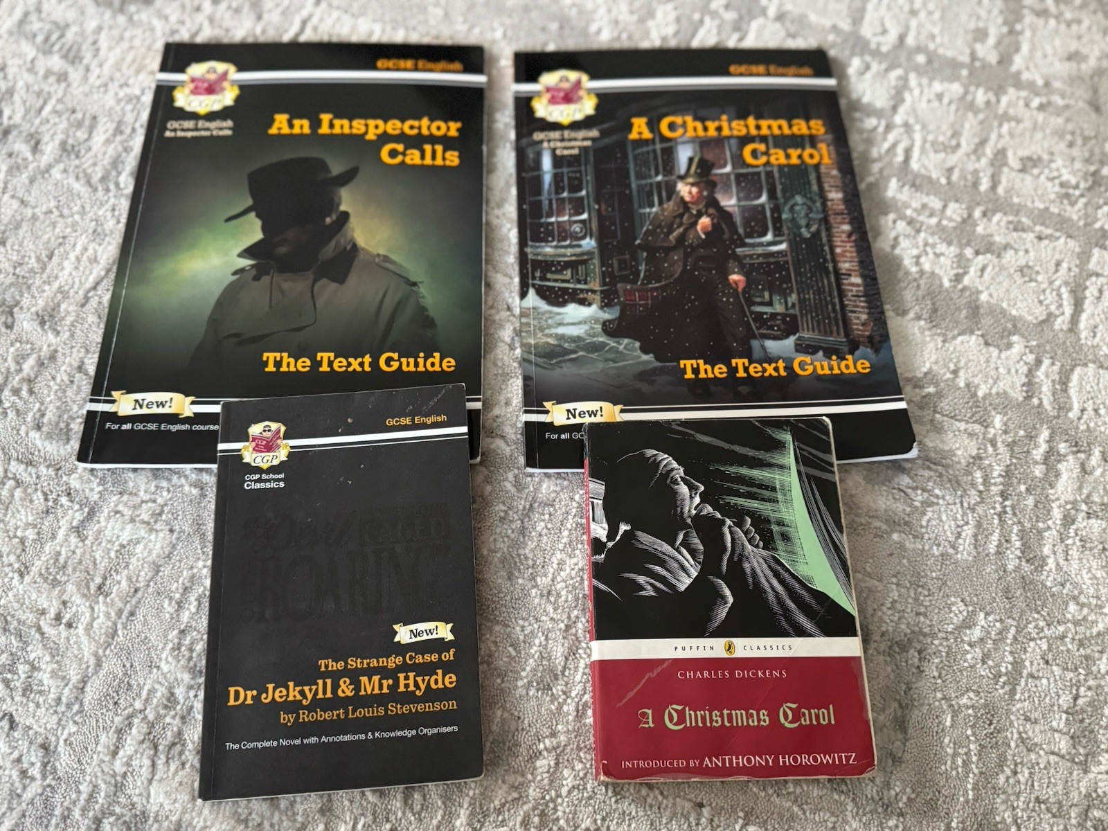 CGP GCSE English Lit Revision Guides & Core Texts Bundle – 4 Books Great