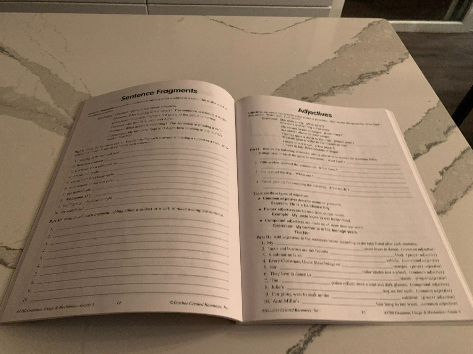Grammar, Usage & Mechanics Grade 5 Teacher ELA Teaching Resource English Reading