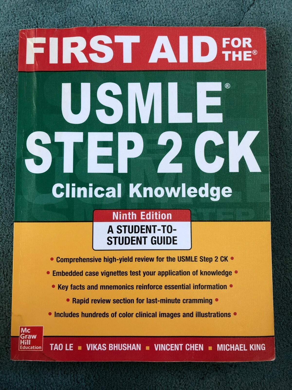 First Aid for The USMLE Step 2 CK 9th Edition Paperback (2016)