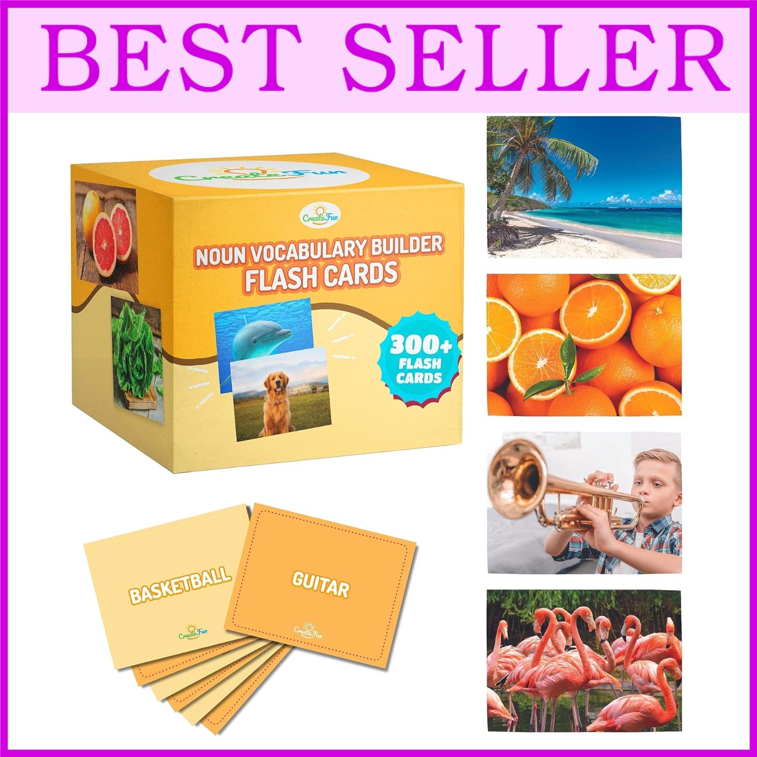 High-Quality 300 Noun Flash Cards – ESL & Special Education-=**$