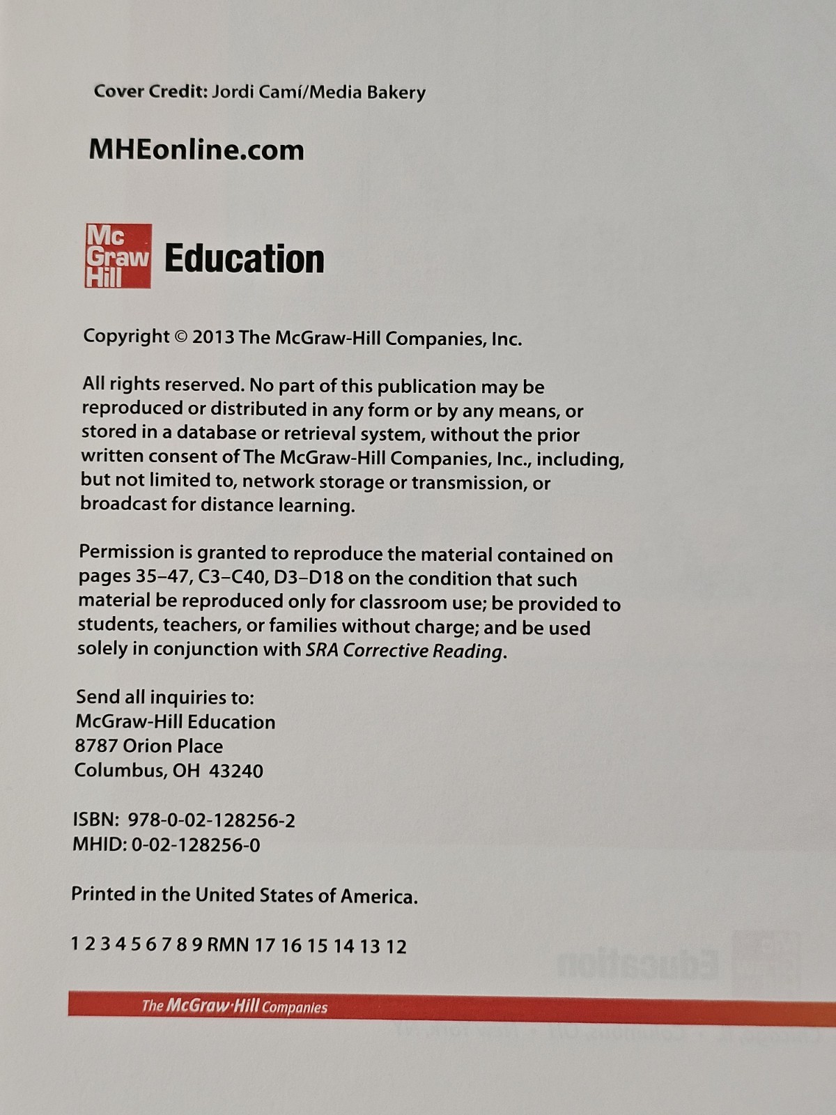 SRA Corrective Reading Decoding Level A Core Resource Connections CCSS McGraw