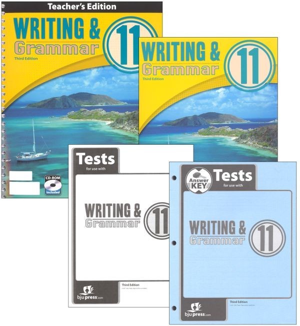 BJU Bob Jones 11th grade Writing Grammar 11 SET English COMPLETE SET Student TE