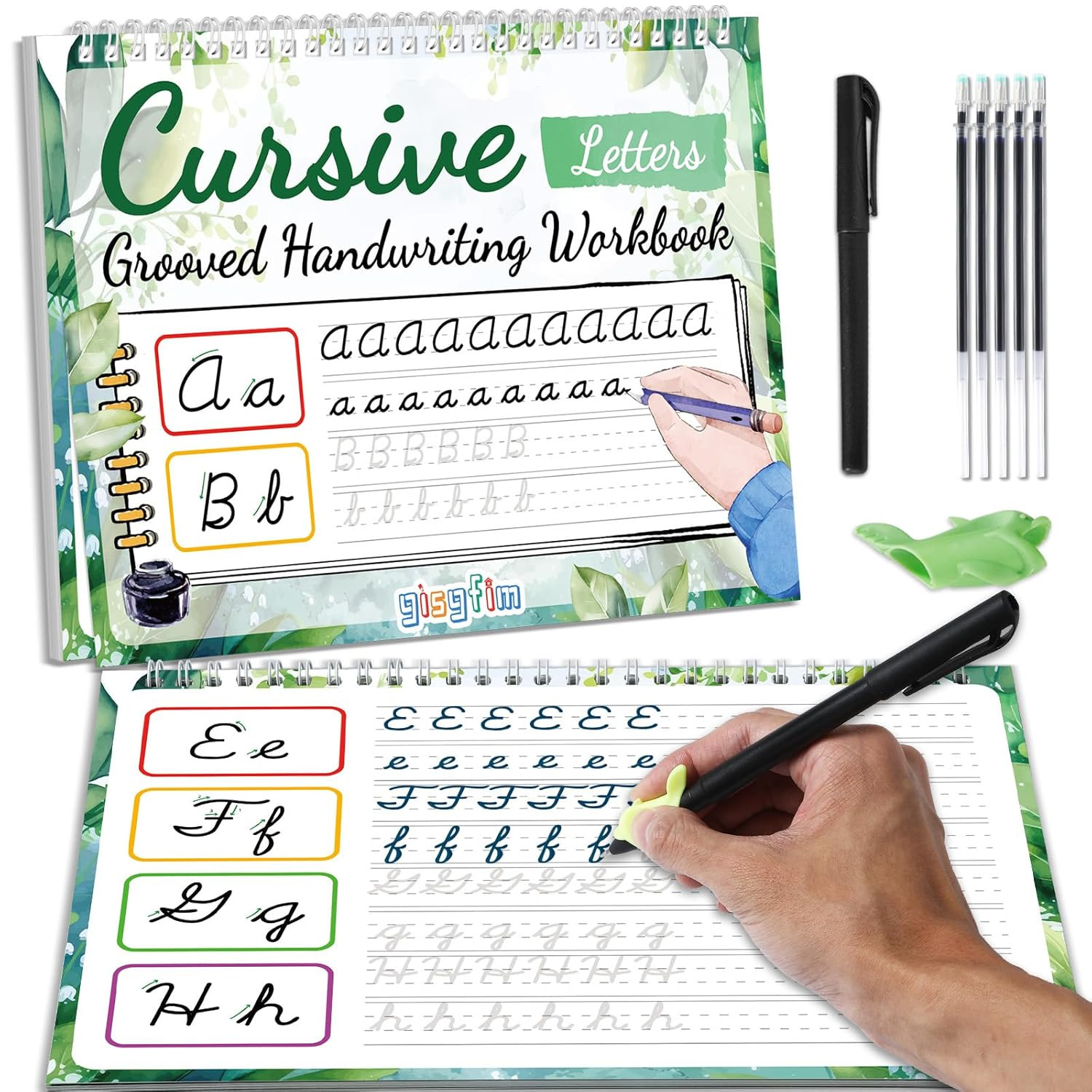Grooved Cursive Handwriting Workbook Magic Reusable Grooved Cursive Handwriting