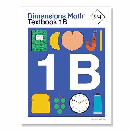 Dimensions Math Textbook 1B | – Paperback, by Singapore Math Inc. – Very Good h