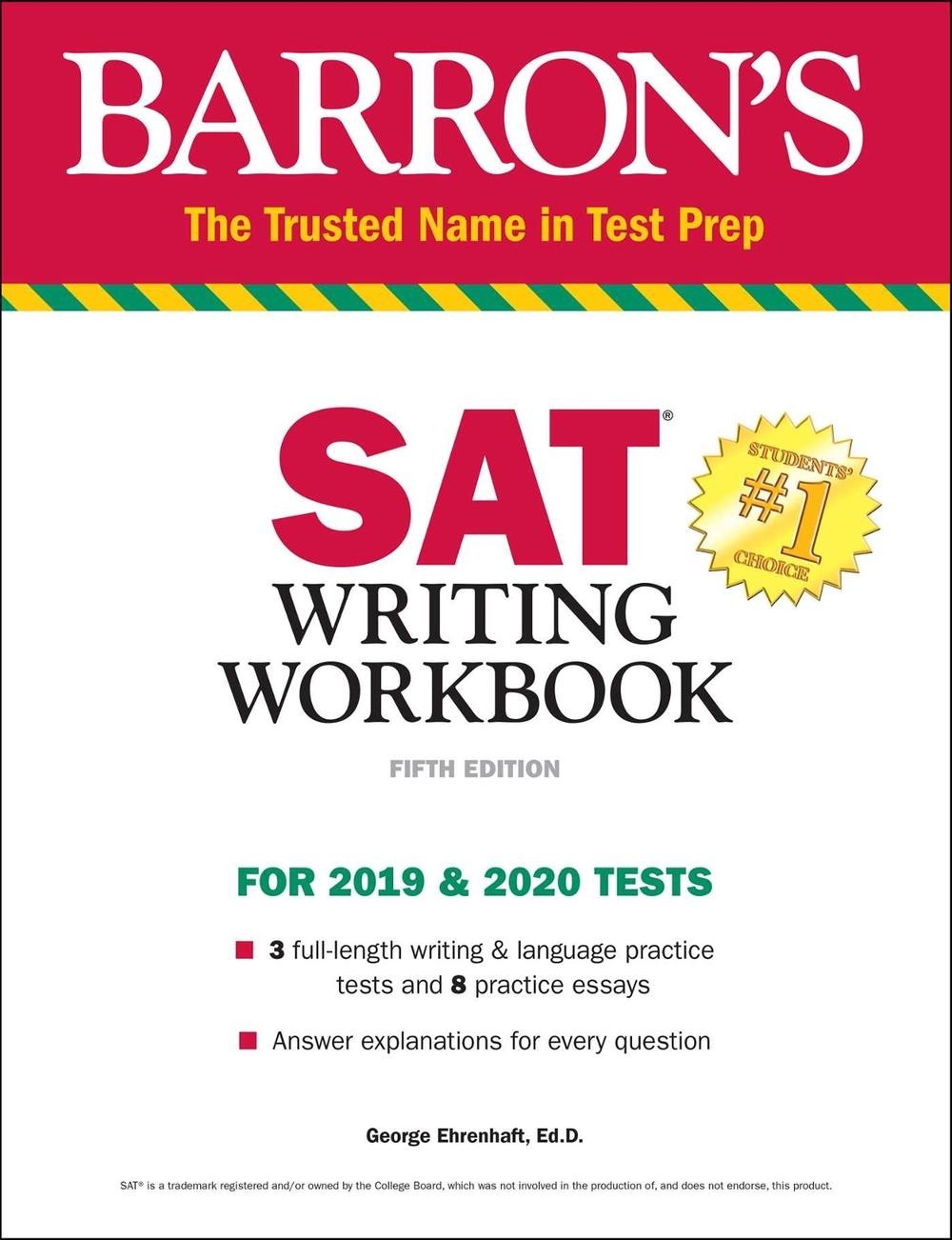 SAT Writing Workbook by George Ehrenhaft (English) Paperback Book