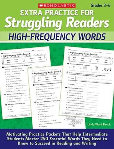High-Frequency Words, Grades 3-6 by Linda Beech: Used