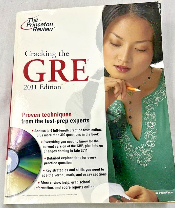 Cracking the GRE 2011 Edition Princeton Review Test Prep Paperback Book