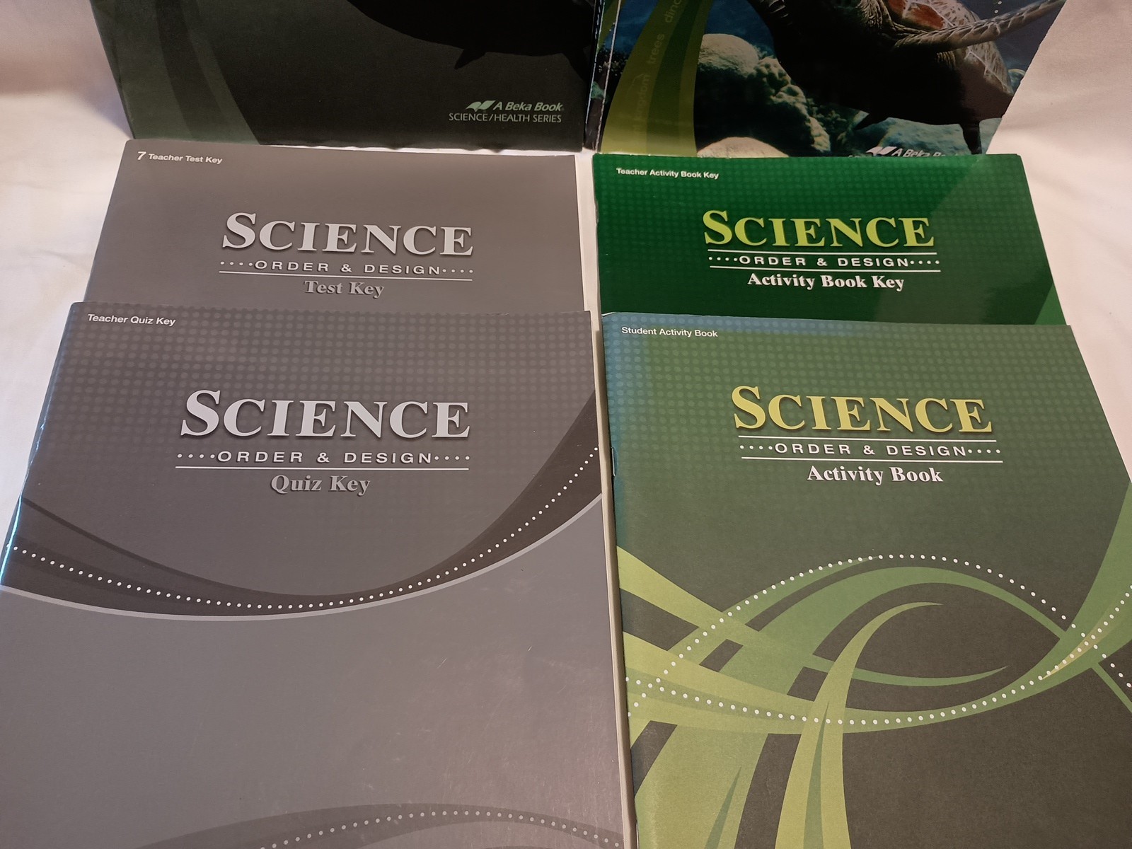 Abeka Science Order & Design Student Text Activity Guide Answer Key Teacher Keys