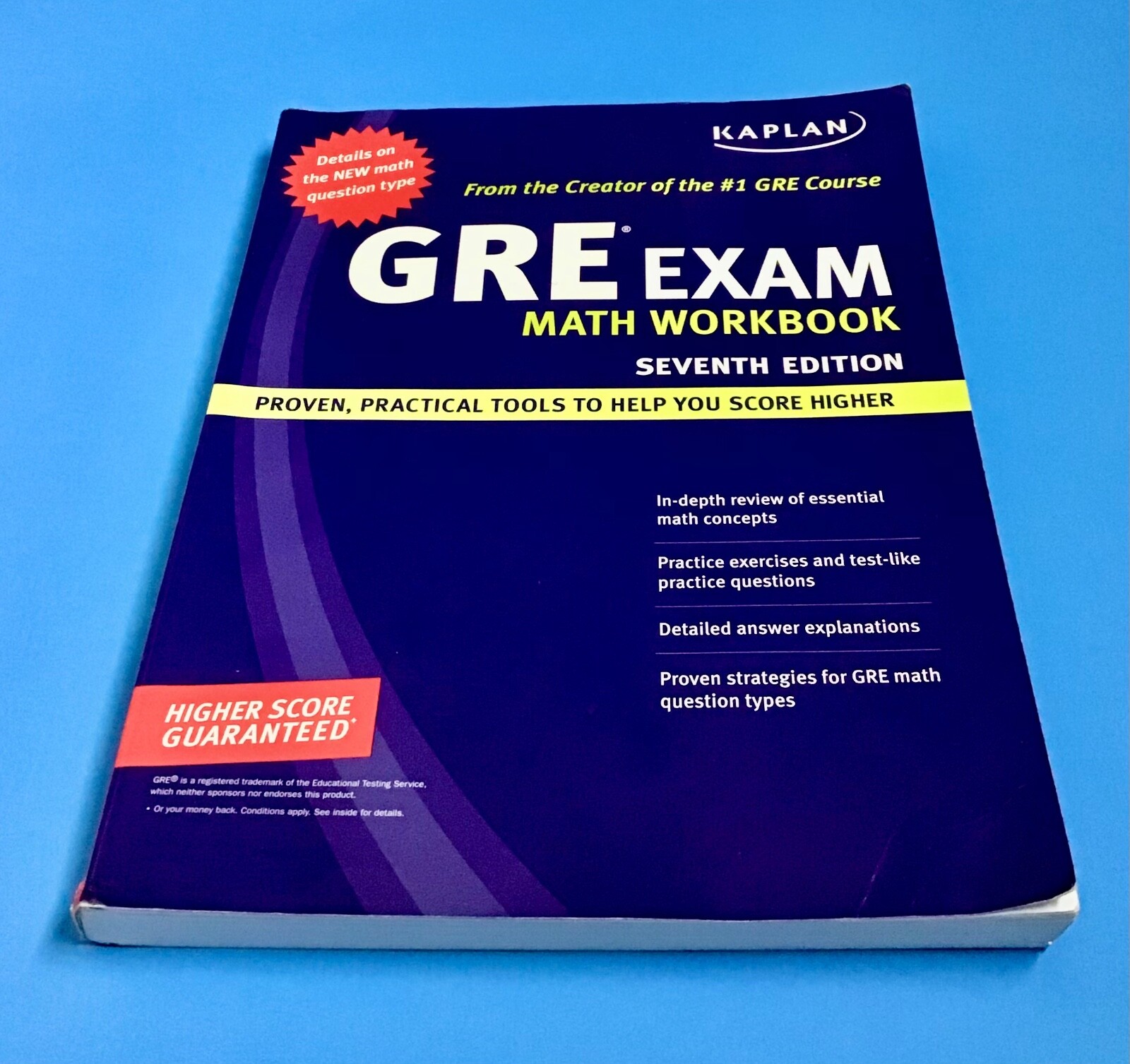 Kaplan GRE Exam Math Workbook SEVENTH EDITION
