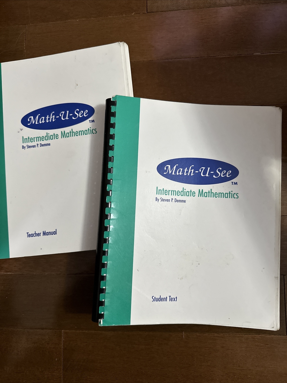 2 Pc Math U See INTERMEDIATE MATHEMATICS Student & Teacher Manual 1999 Demme