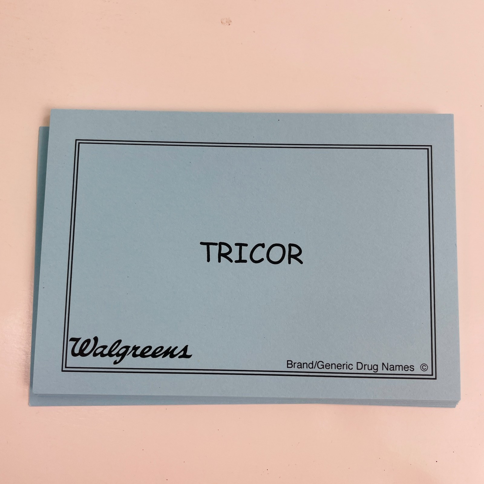 Pharmacy Study Flashcards Deck Walgreens Drug SIG Codes Nursing RN Tech