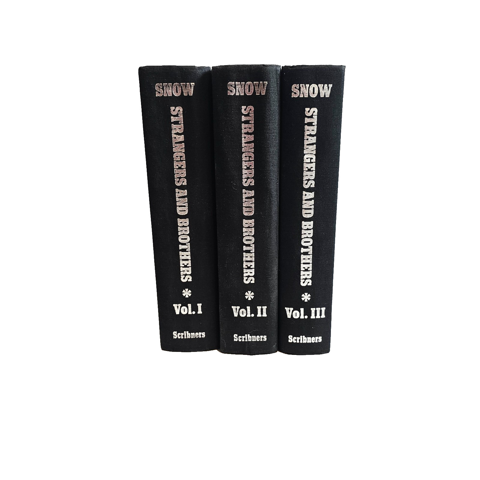 Strangers and Brothers by C.P. Snow Vol 1, 2, 3, HC Vintage Fiction Classic Set3