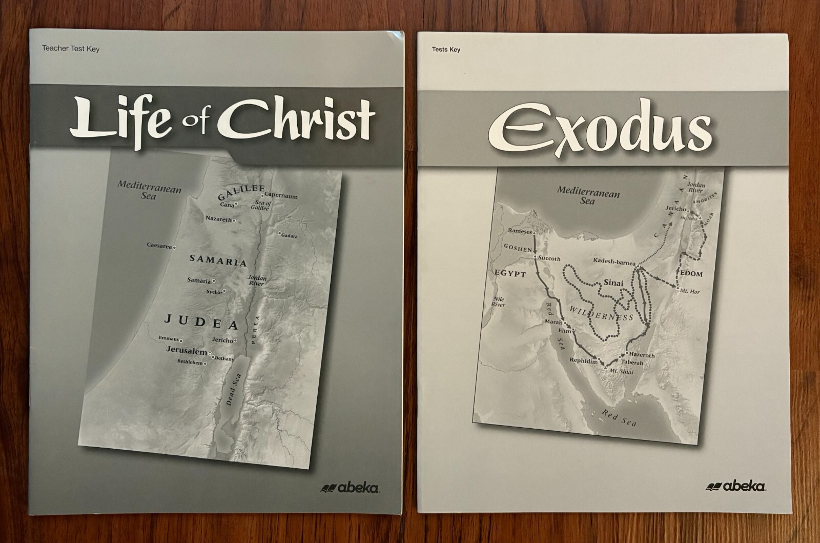 Abeka Exodus and Life of Christ Test Keys