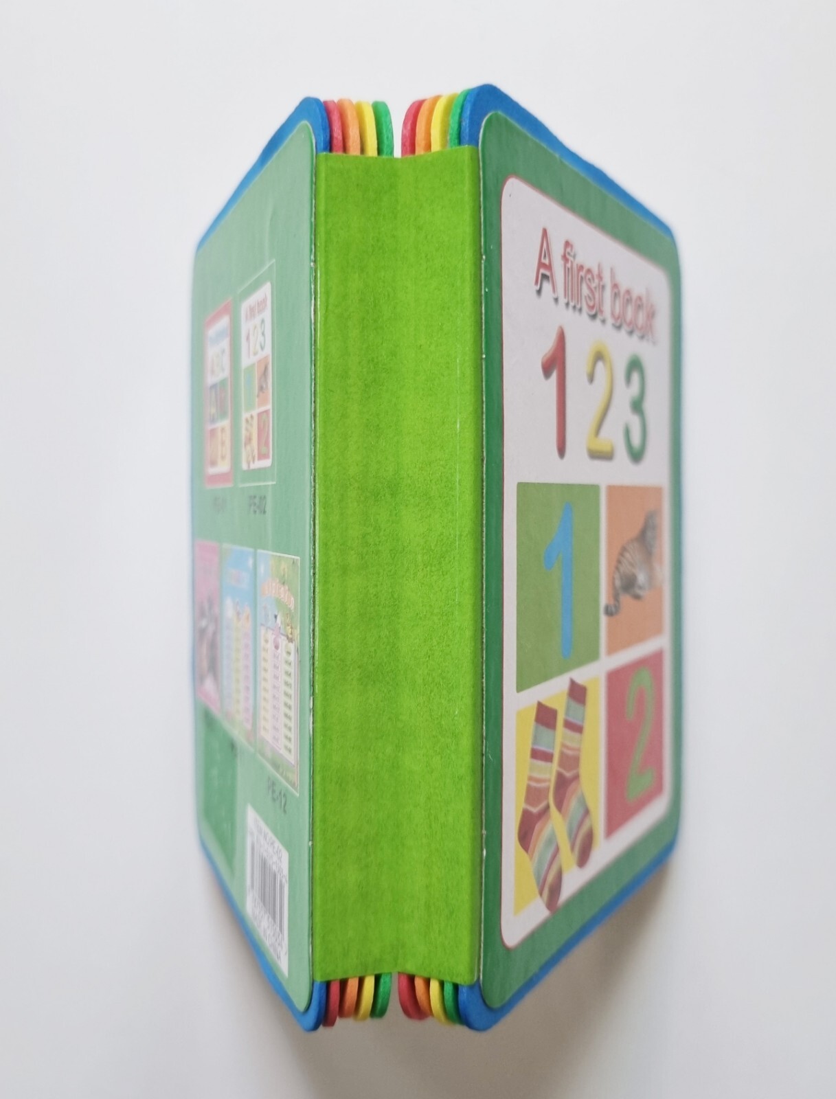 Number Practice Book Count Beginner Preschool Small Carry Girl 1 2 3 Multi Color