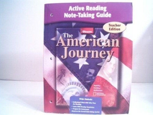 THE AMERICAN JOURNEY ACTIVE READING NOTE-TAKING GUIDE – By Douglas Fisher
