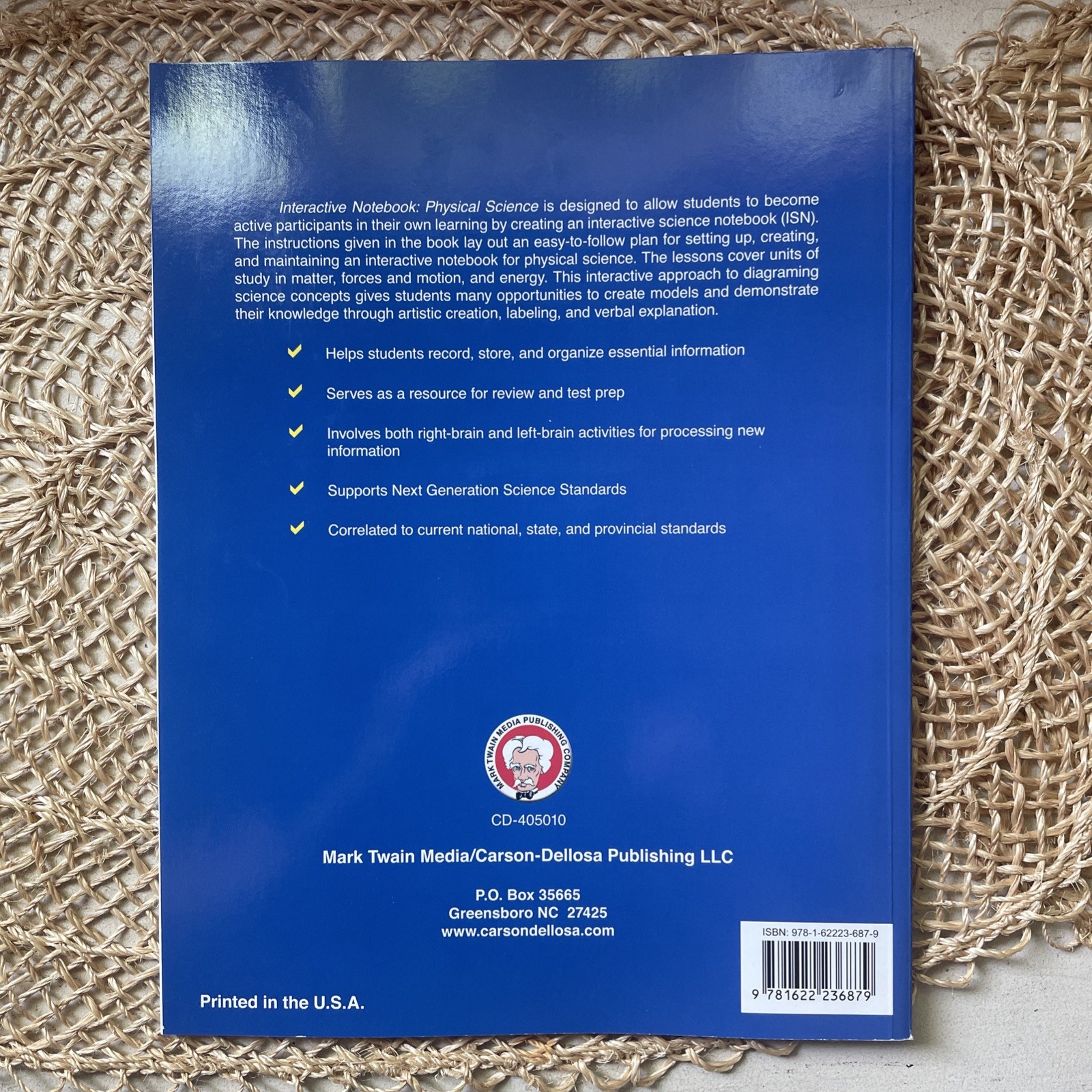 Interactive Notebook: Physical Science, Grades 5 – 8 – Paperback – ACCEPTABLE