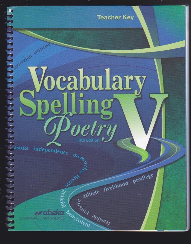ABEKA: Vocabulary, Spelling, Poetry V – TEACHER KEY 5th 2017 LN