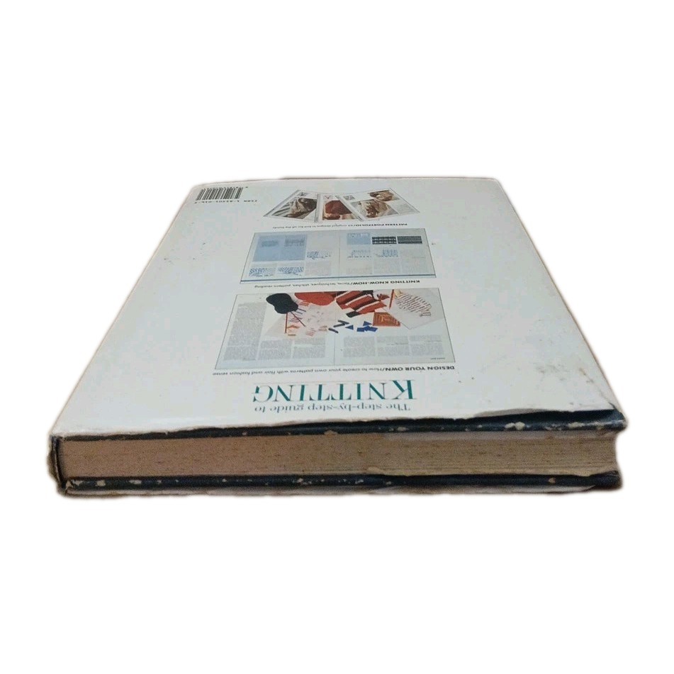 The Step-by-step Guide to Knitting Techniques Stitches Patterns Hardcover Book