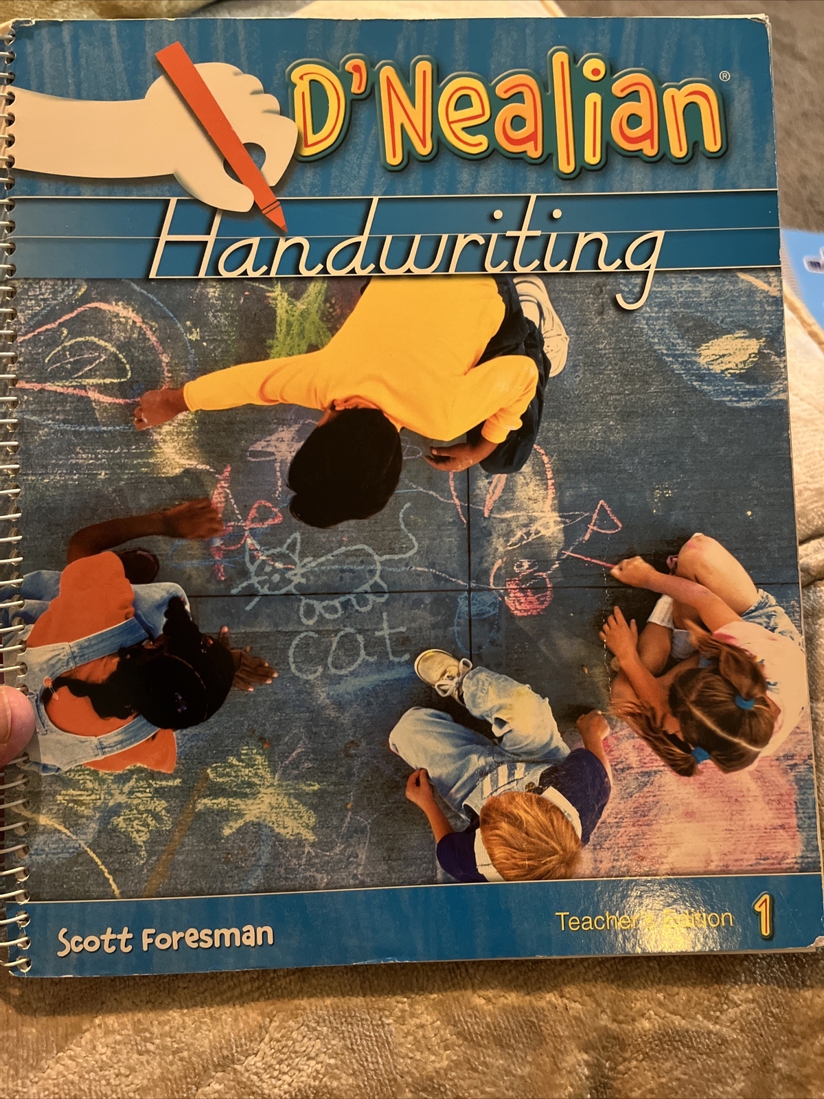D’Nealian Handwriting : Grade 1 Teacher’s Edition Spiral Bound Good Condition