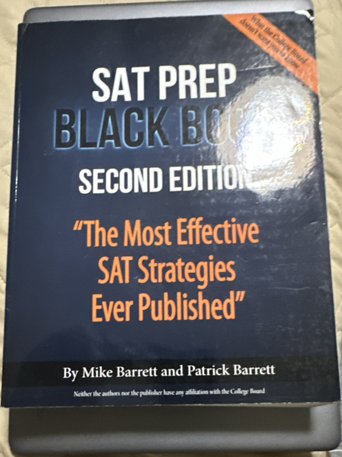 SAT Prep Black Book 2nd Edition Study Guide by Mike & Patrick Barrett