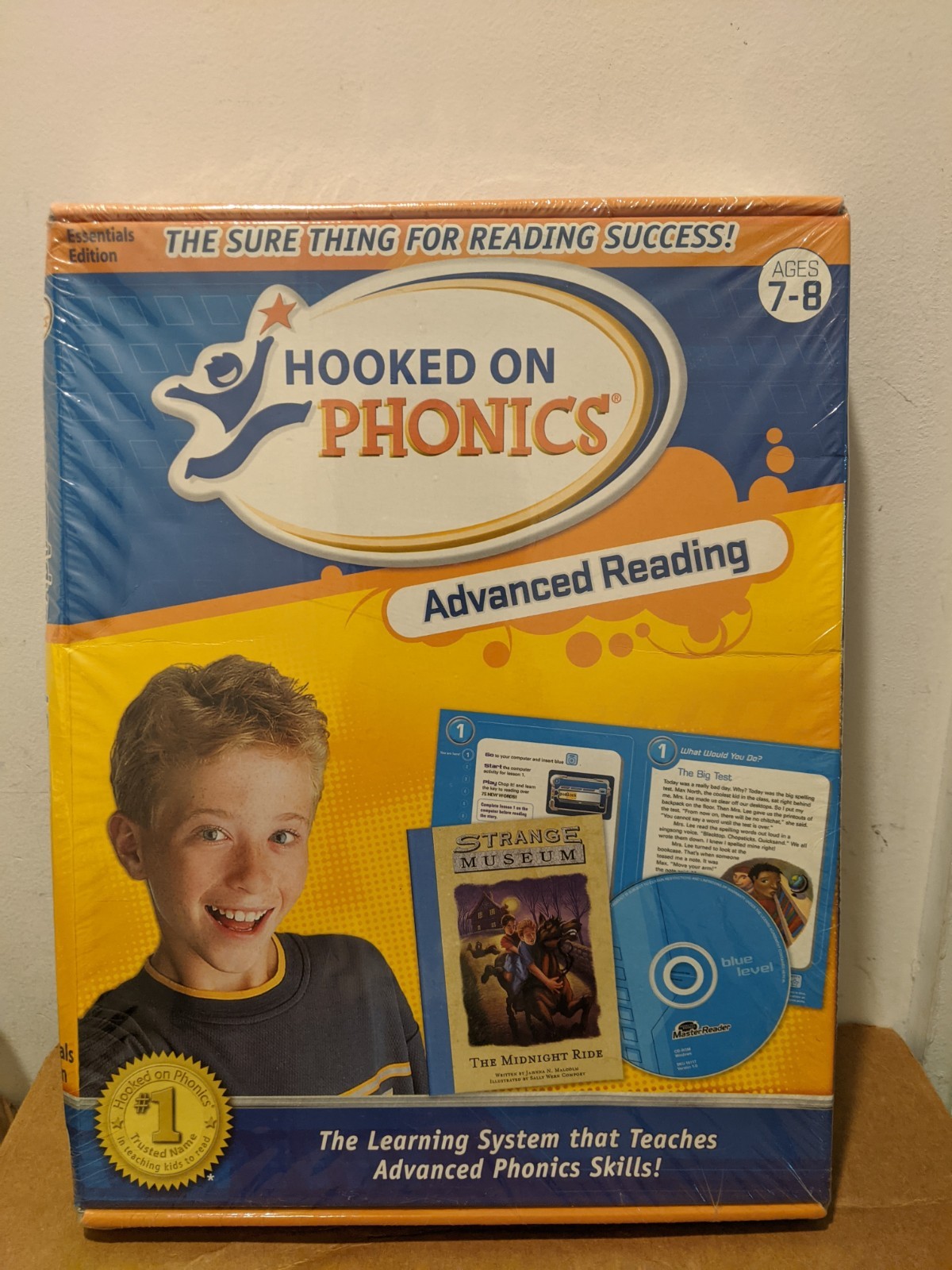 HOOKED ON PHONICS KIT* ADVANCED READING AGES 7-8 (AND OLDER IF NEEDED)* NIB
