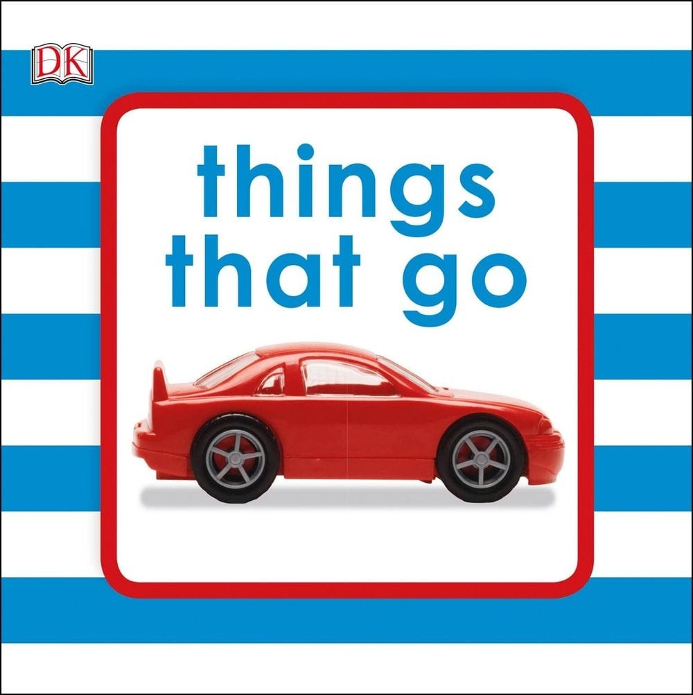 Squeaky Baby Bath Book Things That Go by DK (English) Cloth/Bath Books Book