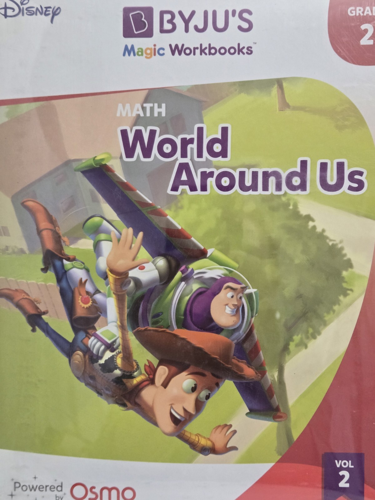Disney BYJUS Math World Around Us Magic Workbook Grade 2 Volume 2 OSMO Book