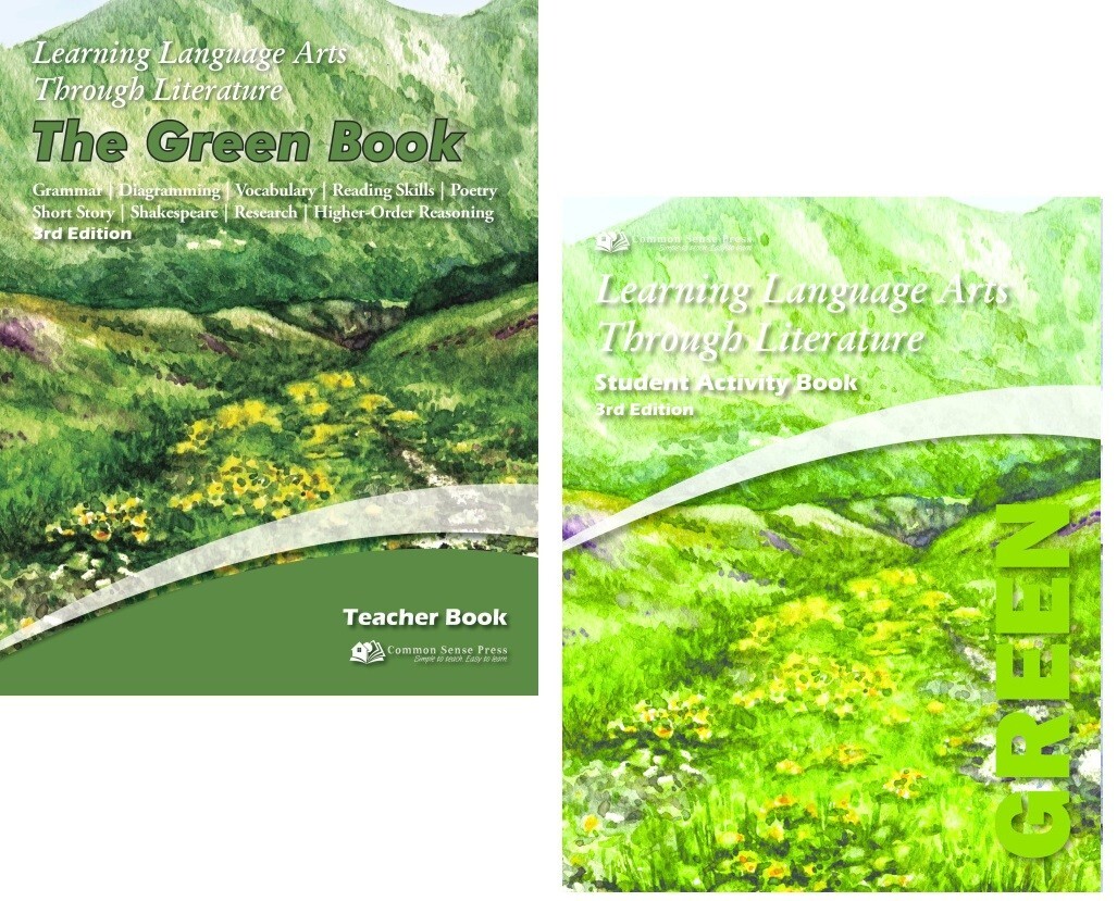 2018 3rd ed. Learning Language Arts Through Literature Green Activity & Teacher
