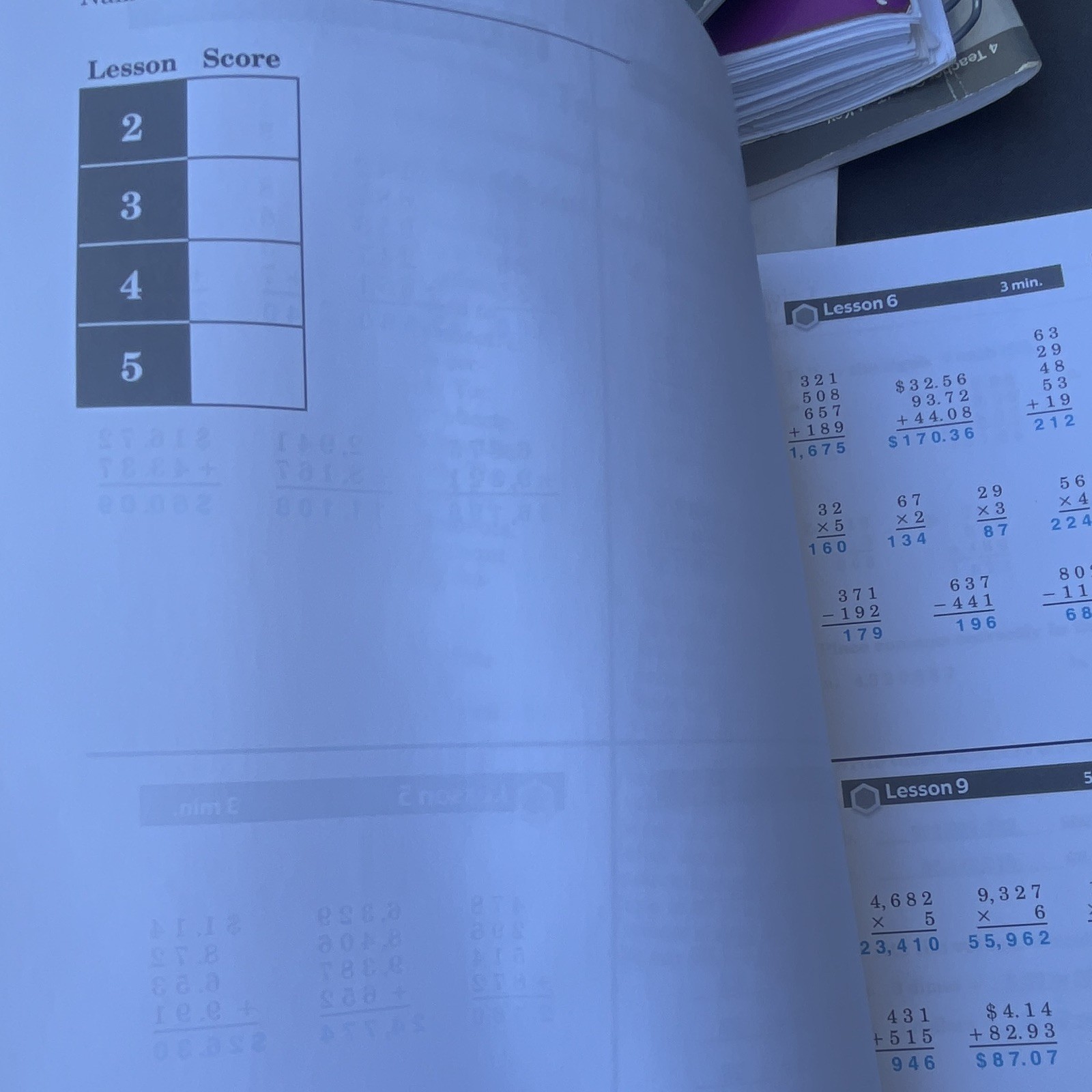Abeka Arithmetic 4 Speed Drills and Test Answer Key