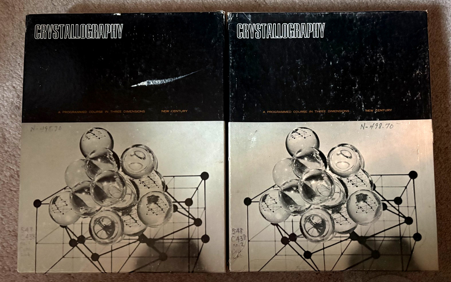 Crystallography: A Programmed Course in Three Dimensions New Century Vintage Set