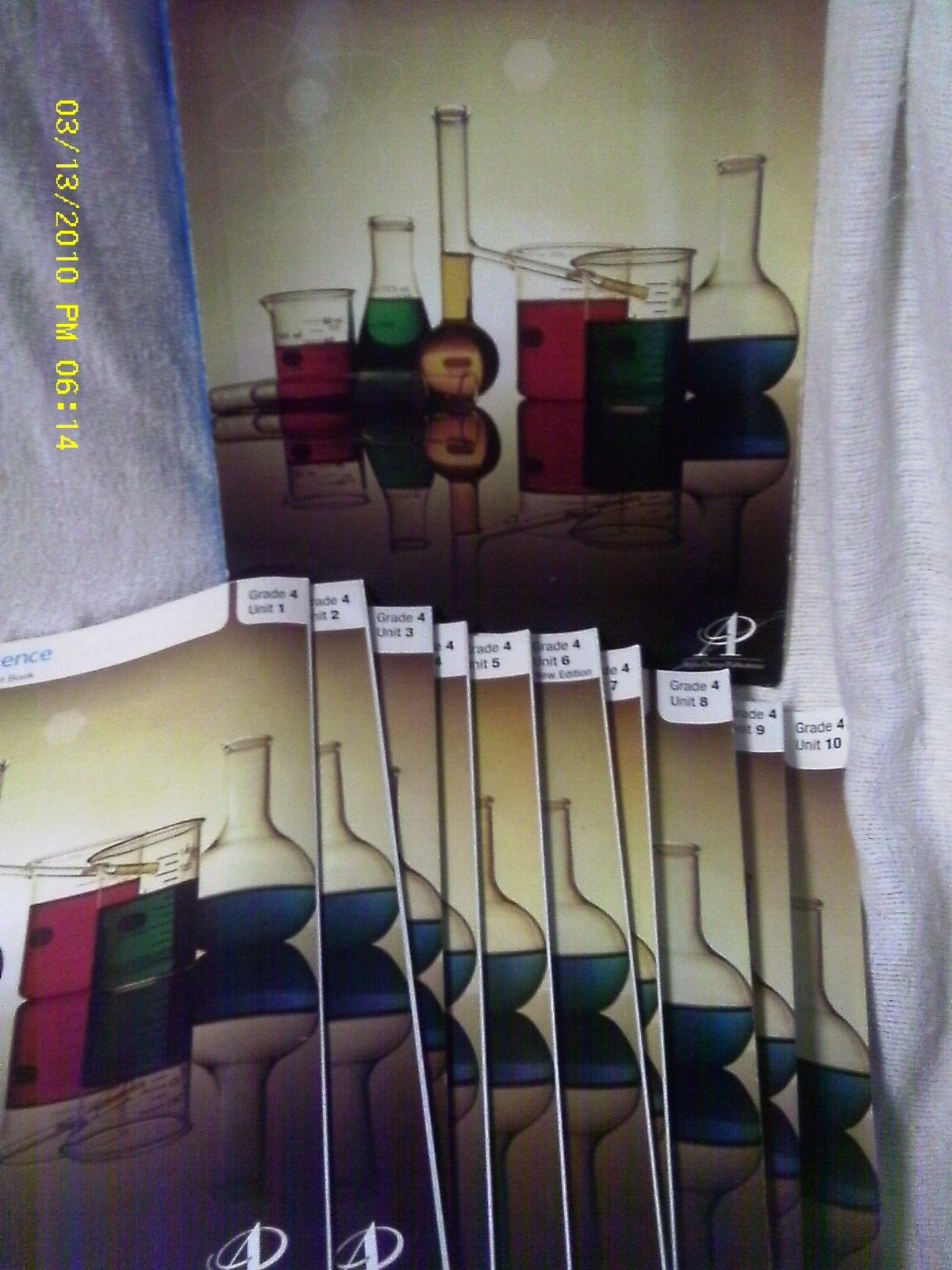 ALPHA OMEGA SCIENCE LIFEPAC- GRADE 4- COMPLETE SET- clean workbooks