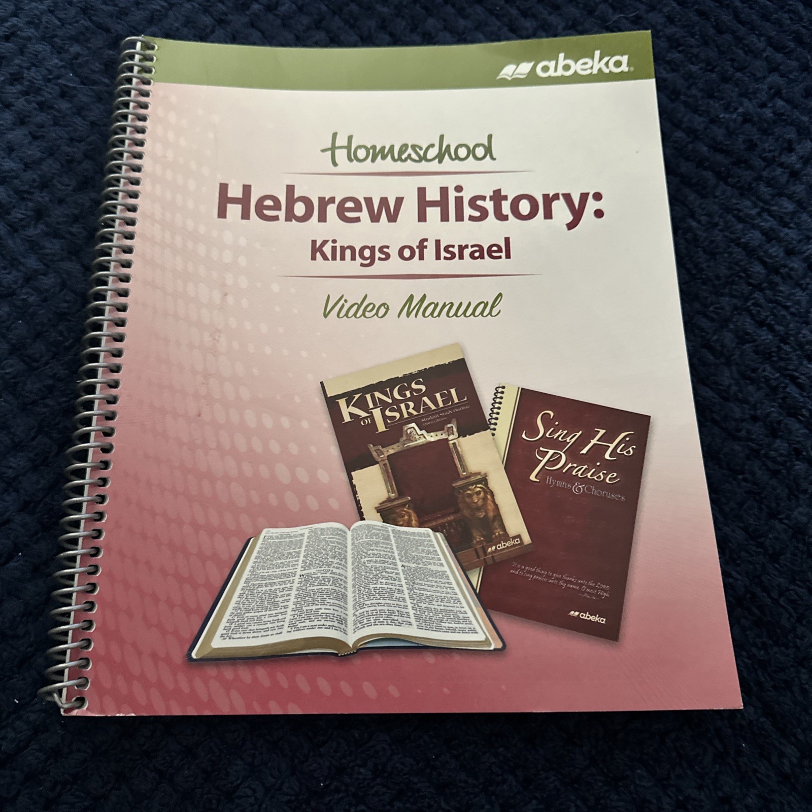 📚Abeka Homeschool Hebrew History: Kings Of Israel Video Manual 2017