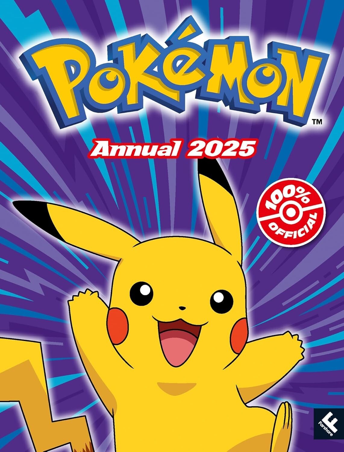 Pokemon Annual 2025 100% Official By Farshore Hardcover Book – AUS