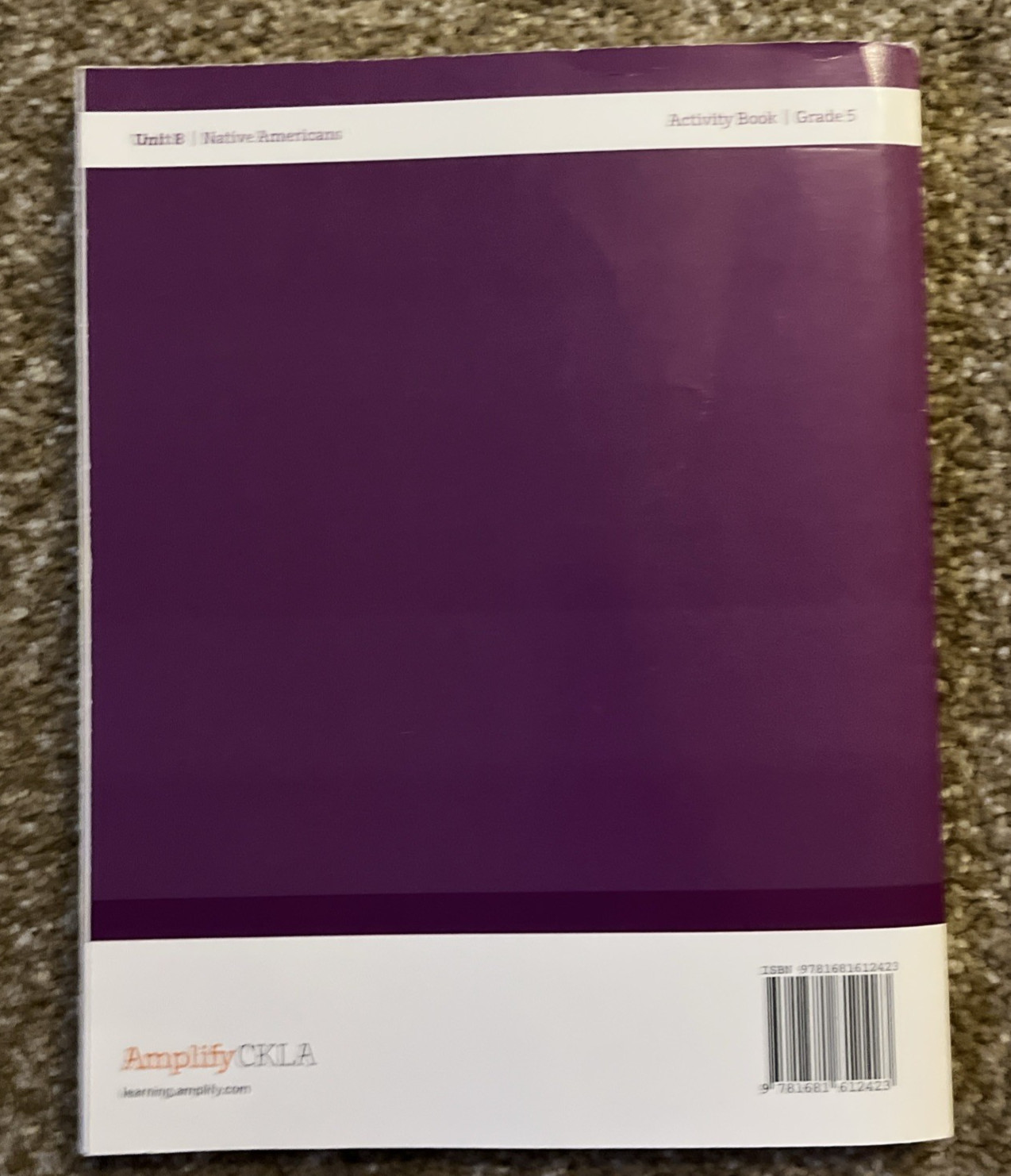 CKLA Amplify Core Knowledge Language Arts 5th Grade Workbook Units 6, 8 and 9 VG