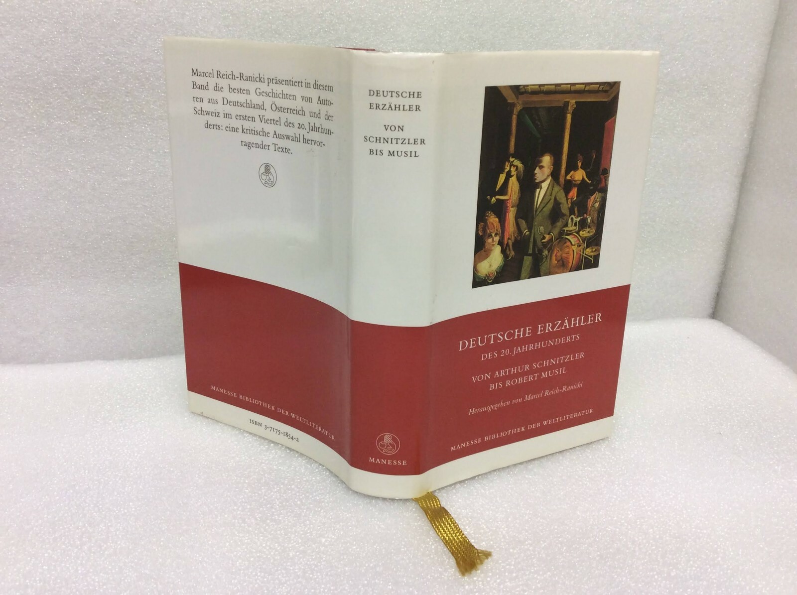 Deutsche Erzaehler des 20. Jahrhunderts. Von Arthur Schnitzler 1994 HC/DJ German