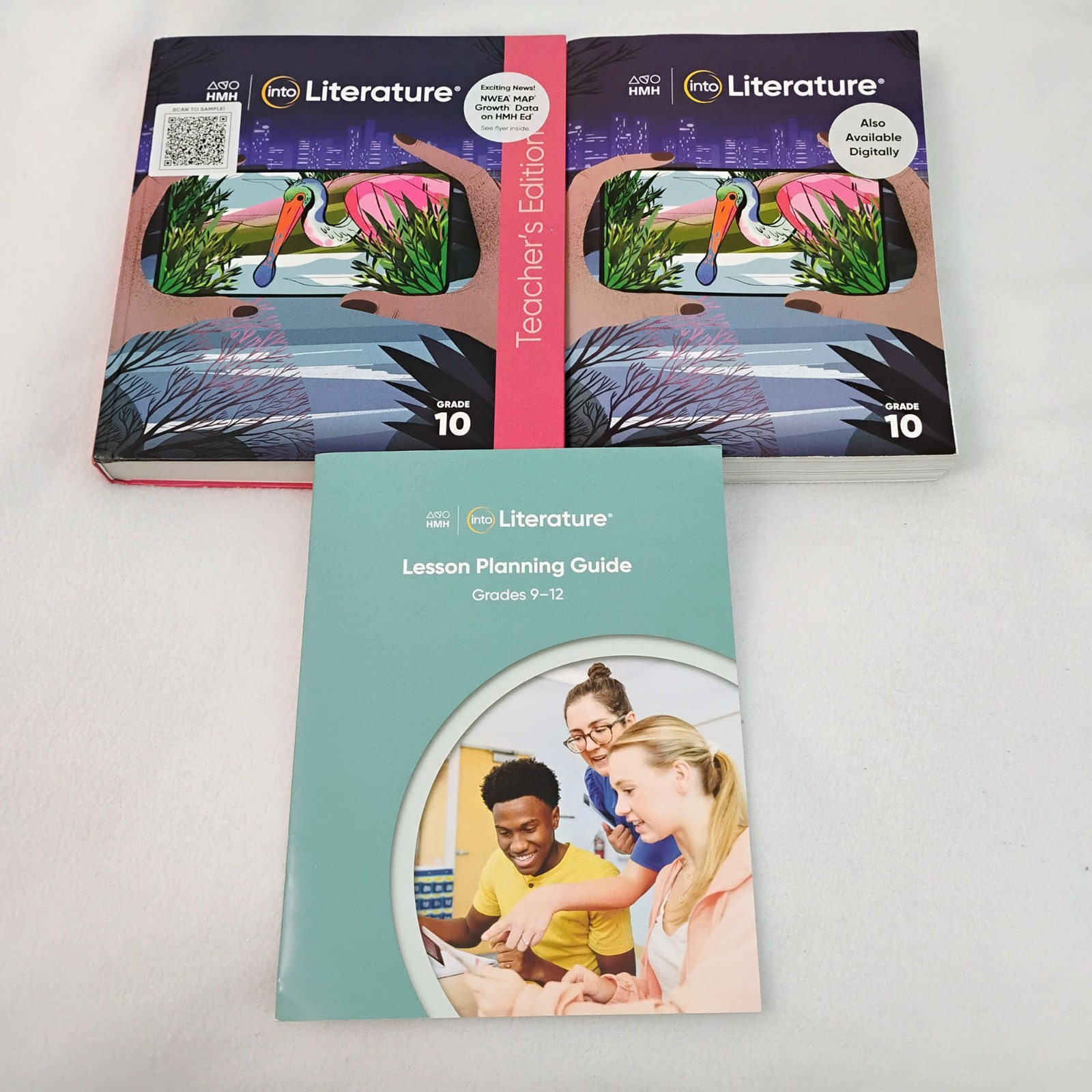 HMH into Literature Grade 10 Teacher Edition Hardcover + Student Book + Guide