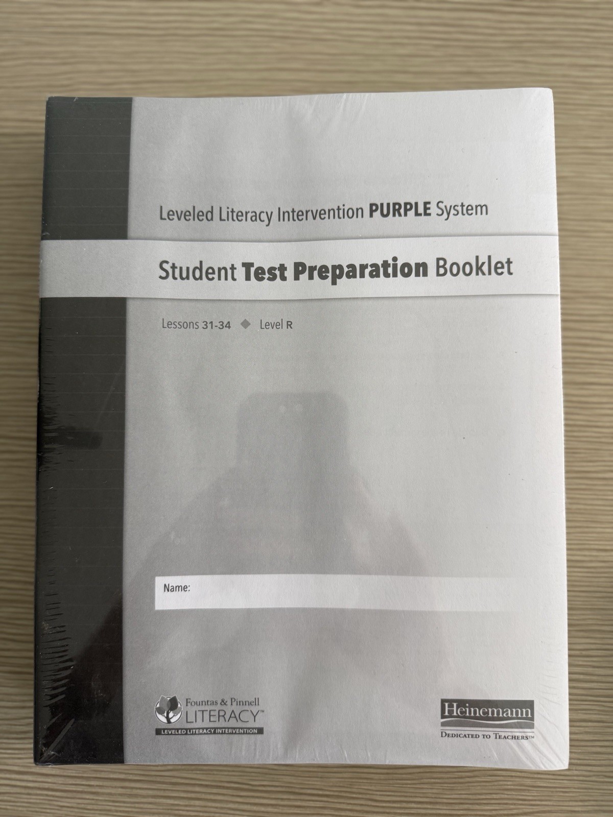 Fountas & Pinnell LLI Purple System Box 1 Teacher Materials Spiral Bound Set